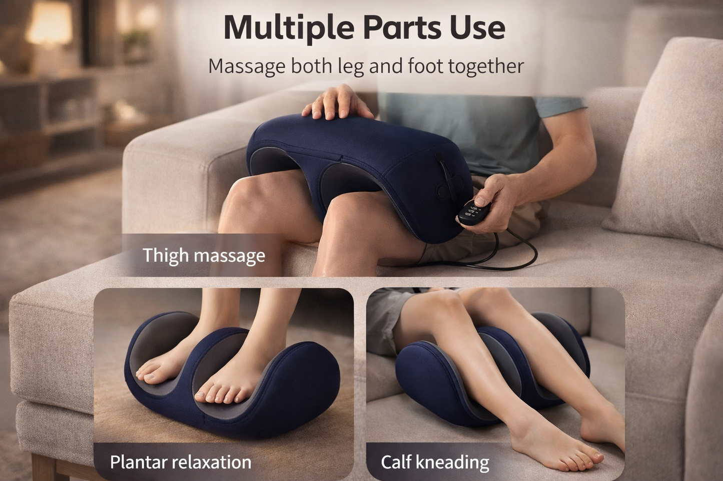 Velora Heated Shiatsu Foot Massager with Deep Kneading & Heat – UK Plug